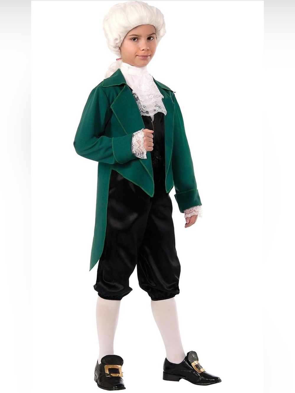 Kids Forum Novelties Deluxe Thomas Jefferson Costume, Large 10-12